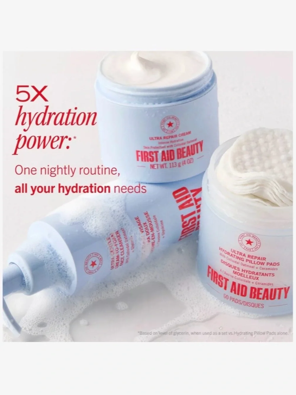 First Aid Beauty Ultra Gentle Cream-to-Foam Cleanser
